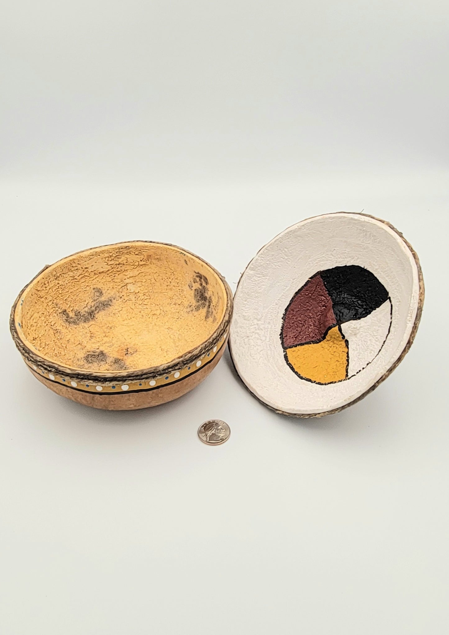 Painted Gourd Bowl