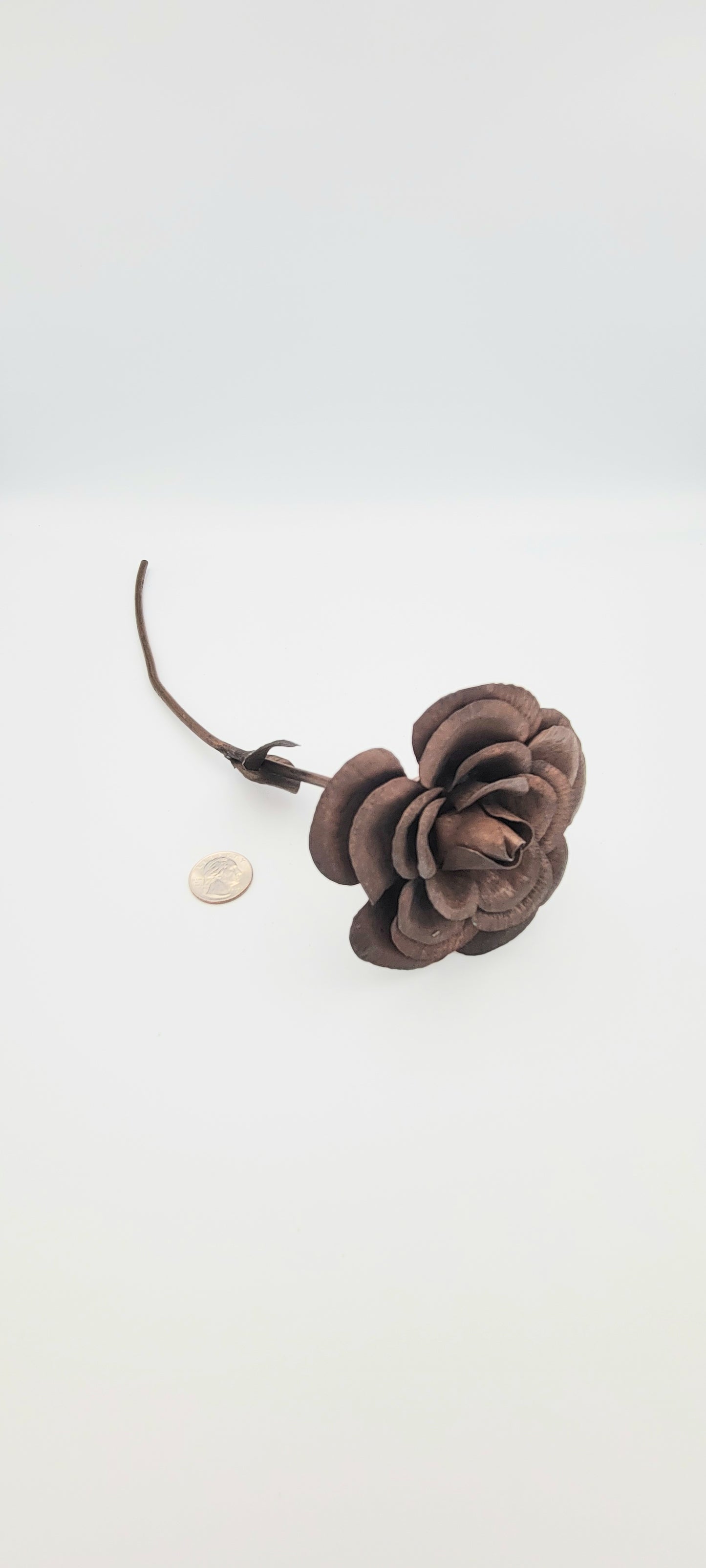 Hand Forged Copper Rose
