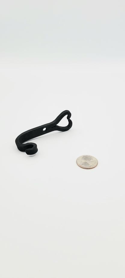 Wrought Iron Heart Hook